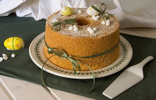 Chiffon cake al limone - Il Ricettario Timo e Lavanda